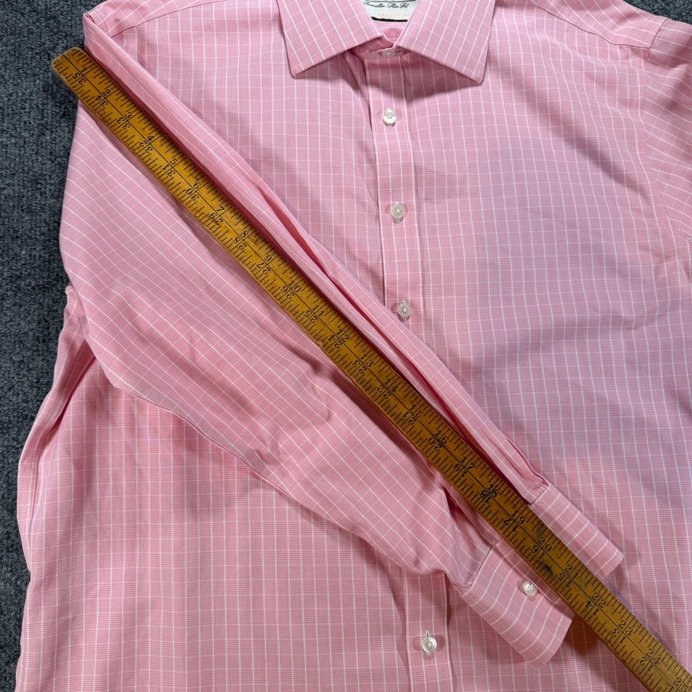Thomas Pink Baldwin Check Traveller Dress Shirt Men’s 16 41 - Picture 8 of 8